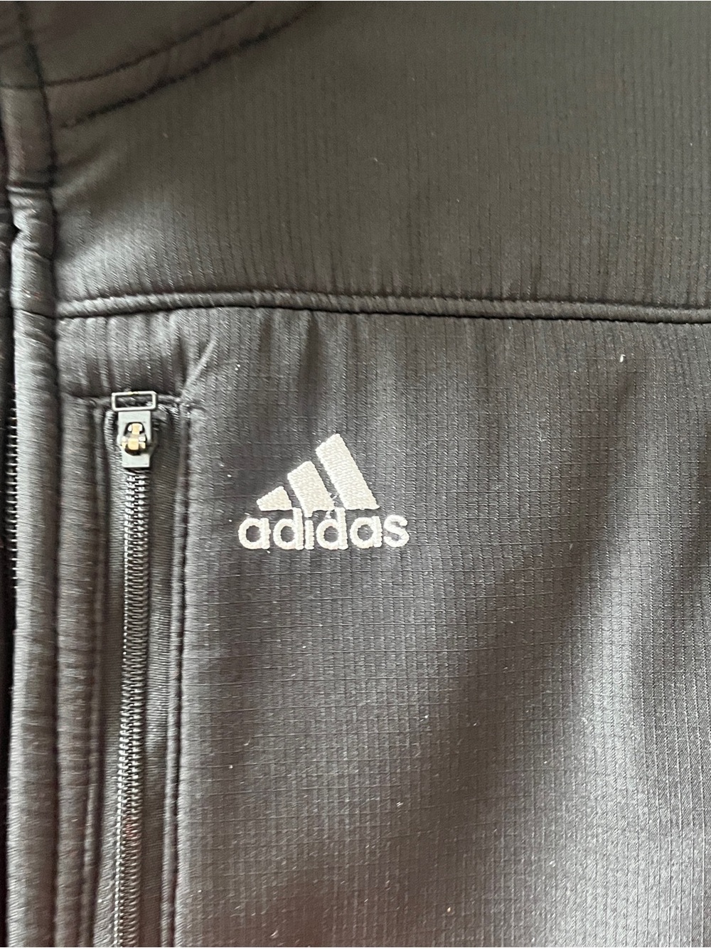 Adidas Boys Black & Red Full-Zip Fleece Tricot Track Jacket 14 - Picture 8 of 8